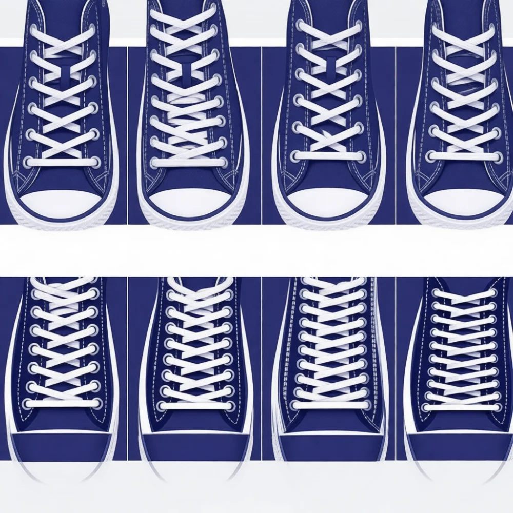 Double Sided Printed Letter Shoelaces For Sneakers Casual Sports Shoes Flat Style Laces Replacement Accessories Length Options