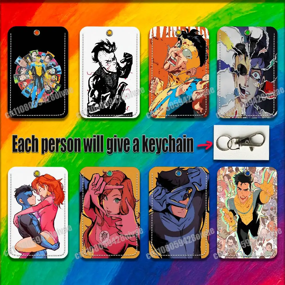 

M-Mohawk Mark I-Invincible For ID Clips Credit Bank Bag Bus Meal Card Holder Cover Pocket Ornament Keychain