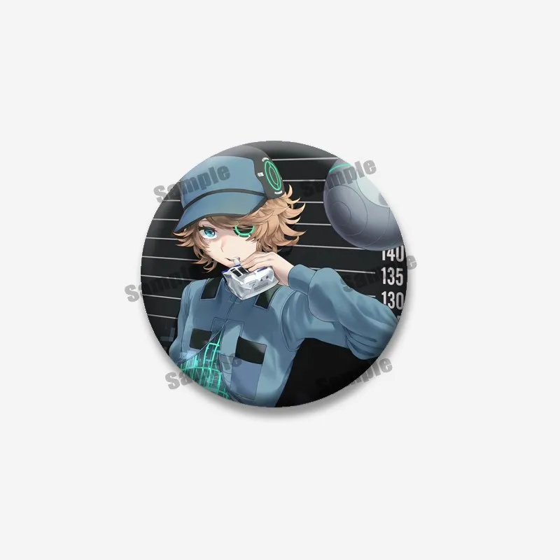 الكرتون Akudama محرك زر شارات أنيمي ساعي براولر بروش DIY الملابس على ظهره مجوهرات دبوس اكسسوارات هدايا للأصدقاء