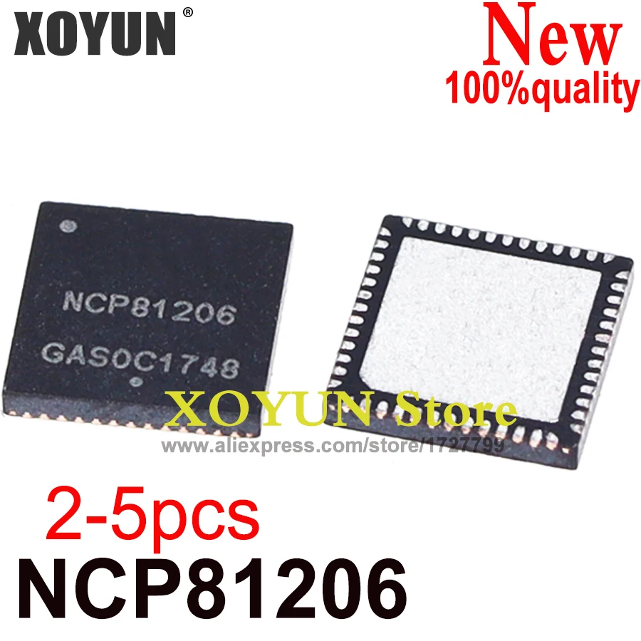 (2-5piece)100% New NCP81206MNTXG NCP81206 PCP81206 QFN-52