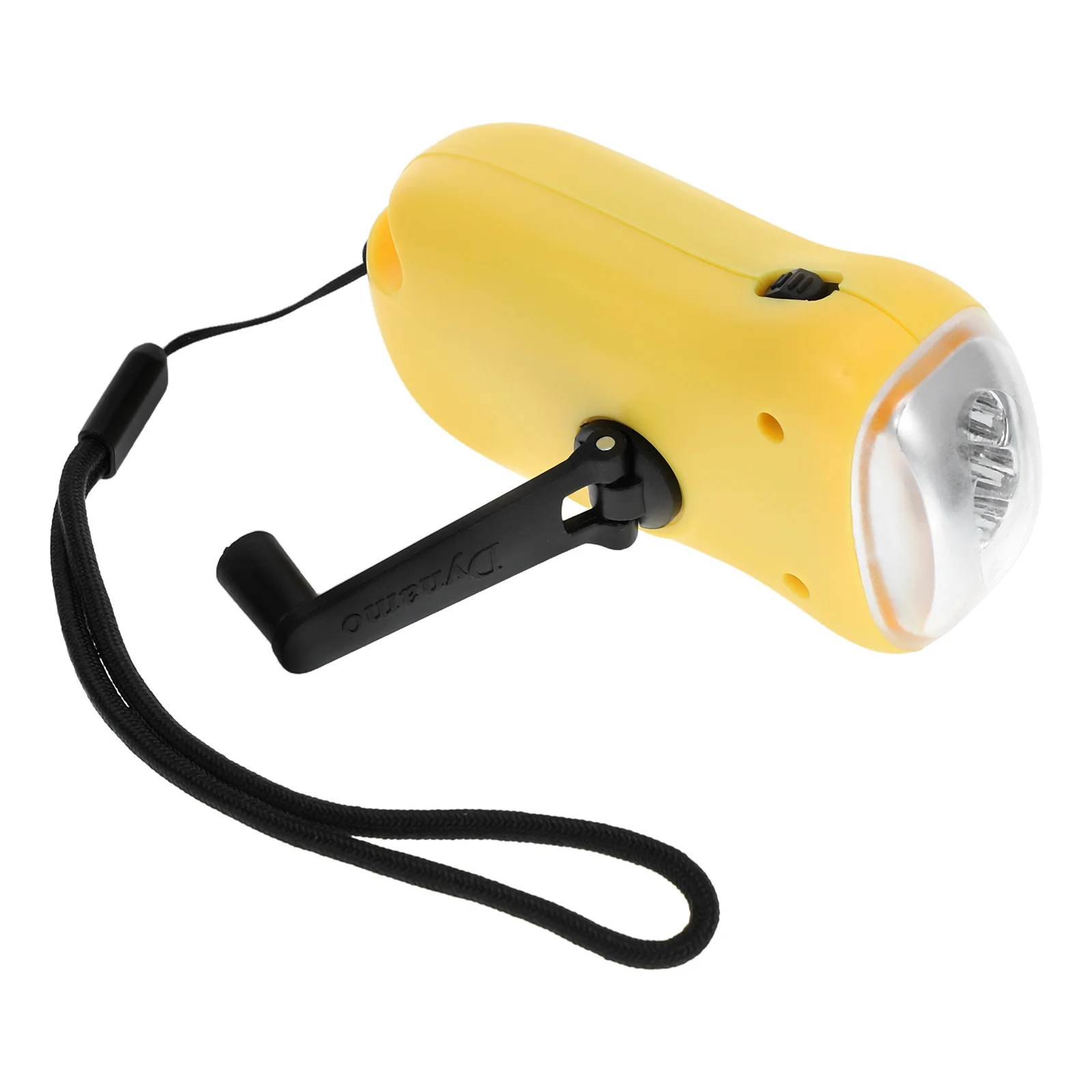 

Hand Crank Solar Flashlight LED Camping Lantern Emergency Light Rechargeable Outdoor Portable Compact Multifunctional Travel