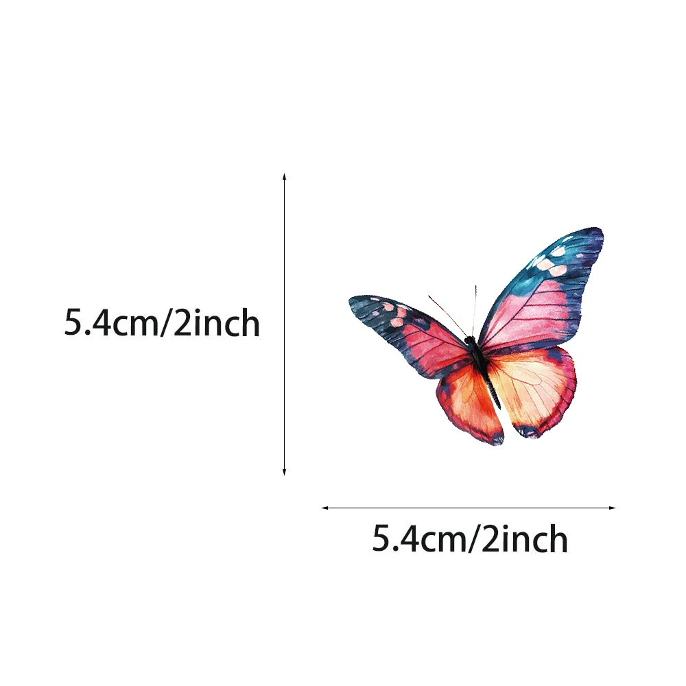 150 個クリエイティブバタフライハイビューティーロールステッカー装飾電話ケース、ラップトップ、ウォーターカップ DIY パーソナライズステッカー