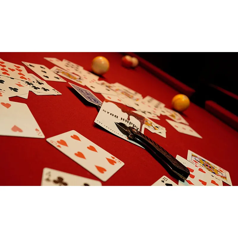 Stab Happy (ลูกเล่น) โดยบทคัดย่อ Effects Close Up นักแสดงเริ่มต้น Magic Tricks ภาพลวงตา Street Magic Props นักมายากลตลก