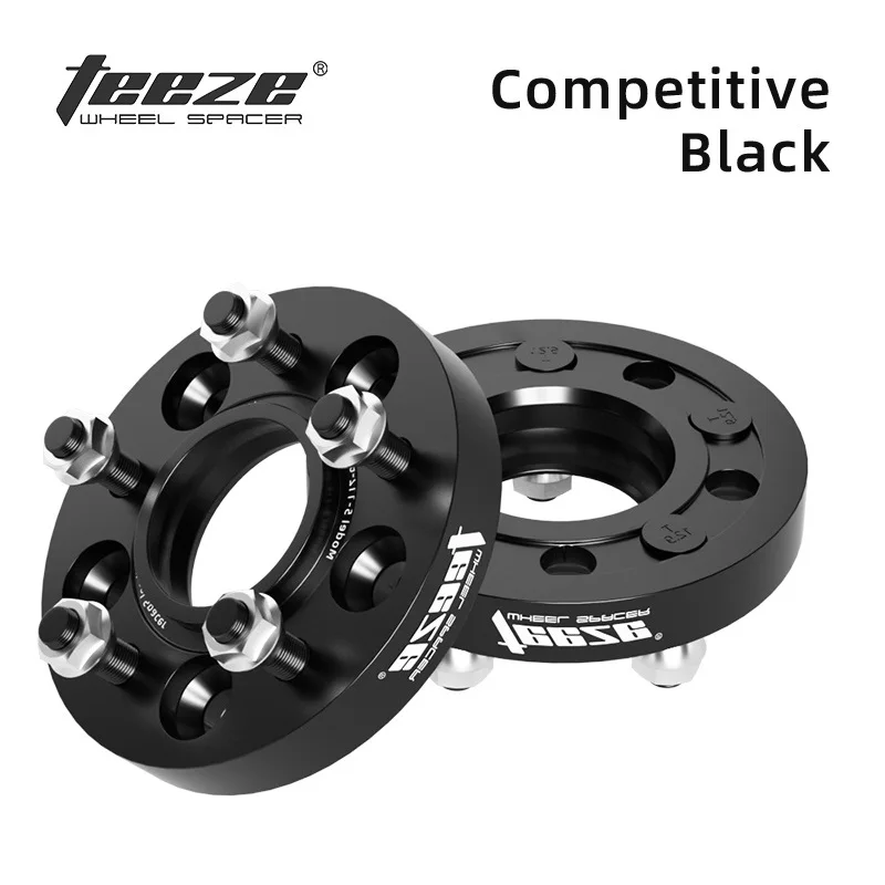 

Teeze 2/4pcs 5x105 CB 56.6 M12 x 1.5 Hub Centric Black Forged wheel spacer For Chevrolet Cruze Flange Plate15/20/25/30mm
