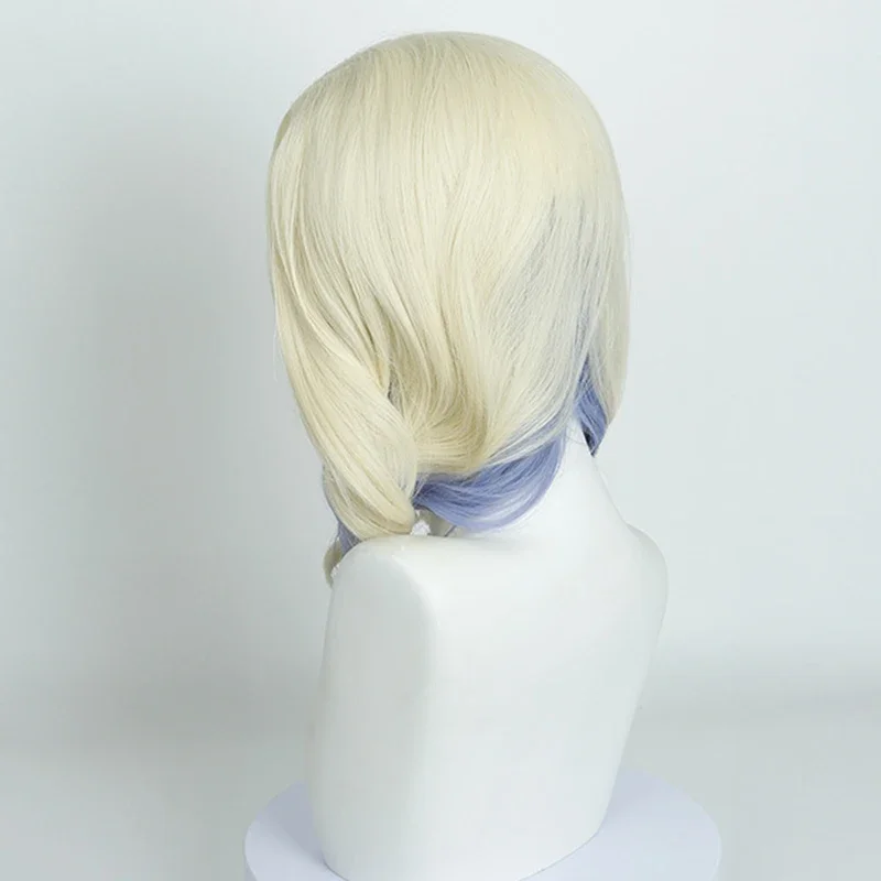Peruka Cosplay Addison z filmu Zombie 4: Dawna Wampirów, damska, złoto-niebieskie włosy, odporna na ciepło, syntetyczna, na Halloween