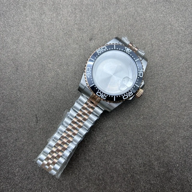 Watch accessories 40MM case strap + ring sapphire glass suitable for NH35 movement, yacht case