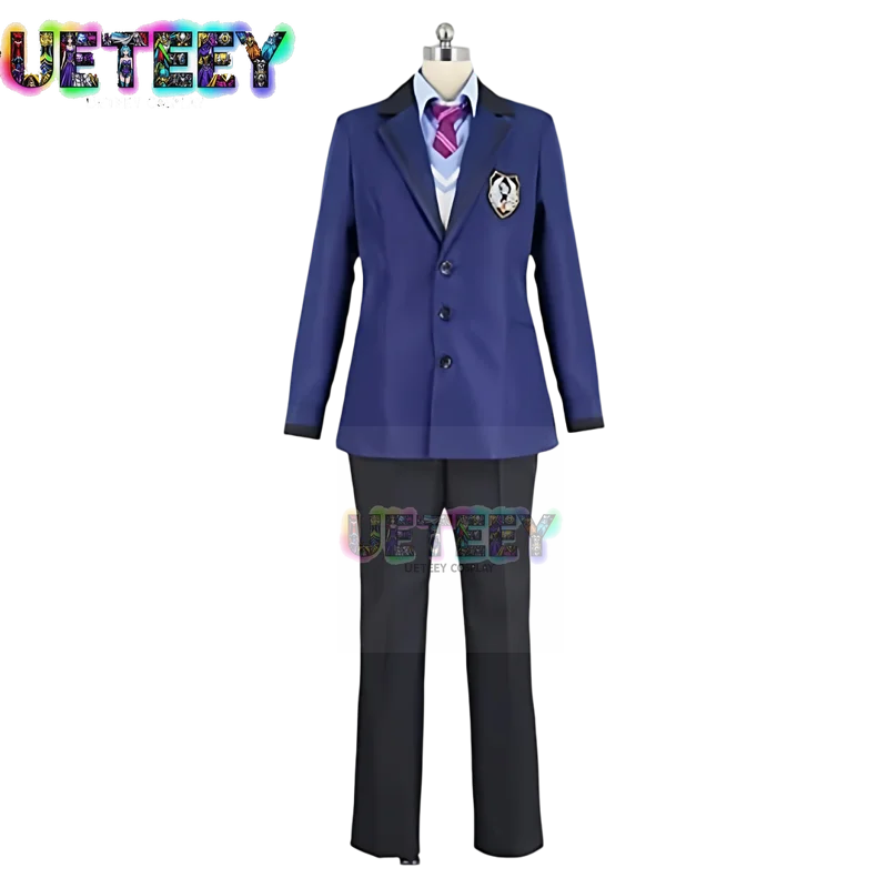 UETEEY COS Tokimeki Memorial 4 Edición para Niños, Uniforme Escolar para Niños, Disfraz de Cosplay, Conjunto Completo, Disfraz de Halloween, Talla Personalizada
