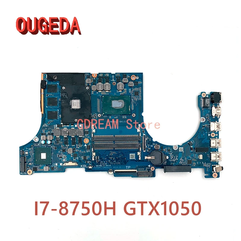 

OUGEDA DABKLGMB8D0 Laptop Motherboard For ASUS TUF Gaming FX504G FX80G I7-8750H CPU GTX1050 GPU Original Main board full tested