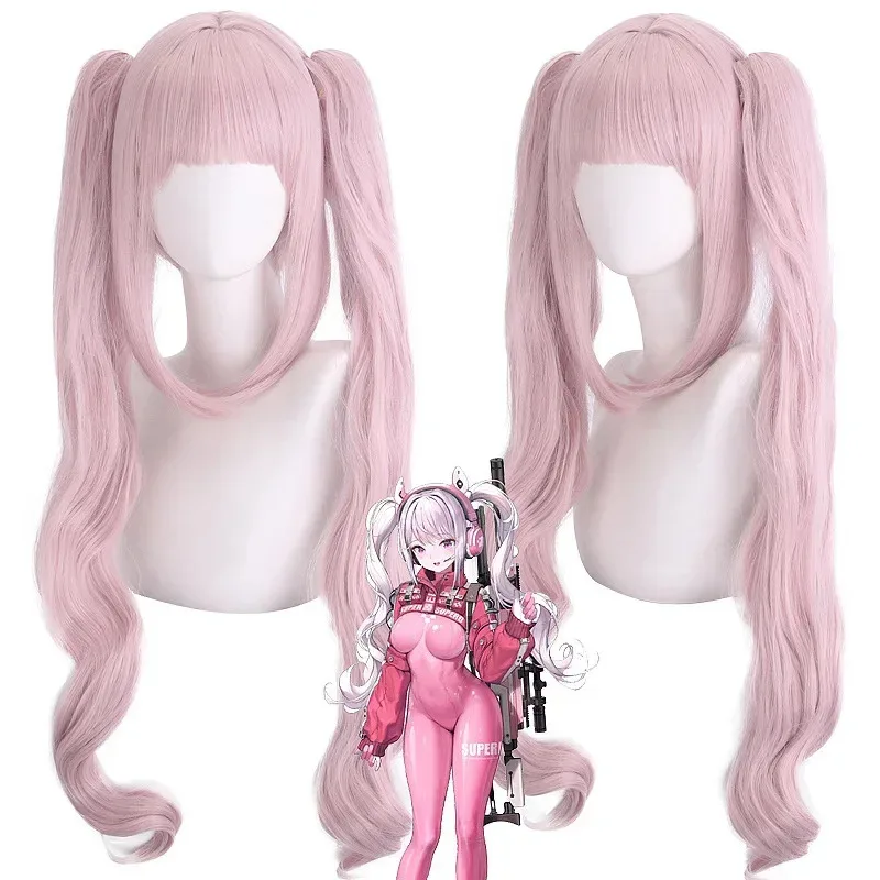 

Nikke The Goddess of Victory Alice Cosplay Wig 68cm Wig Pink Wig Fashion Cosplay Game Cosplay Wigs Heat Resistant Synthetic Wigs