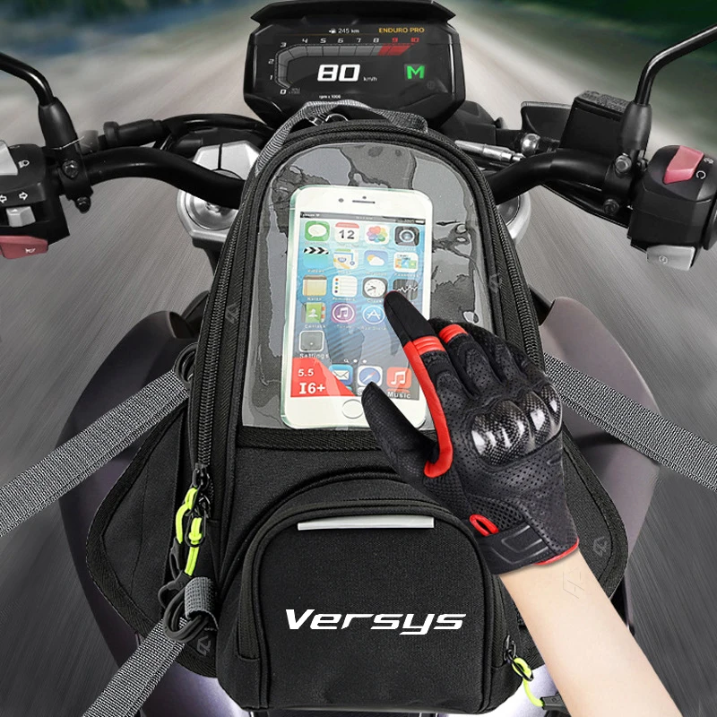 Motorcycle New Multifunctional Mobile Phone Navigatio Tank Bag For Kawasaki Versys 650 1000 X300 2008 - 2019 Accessories