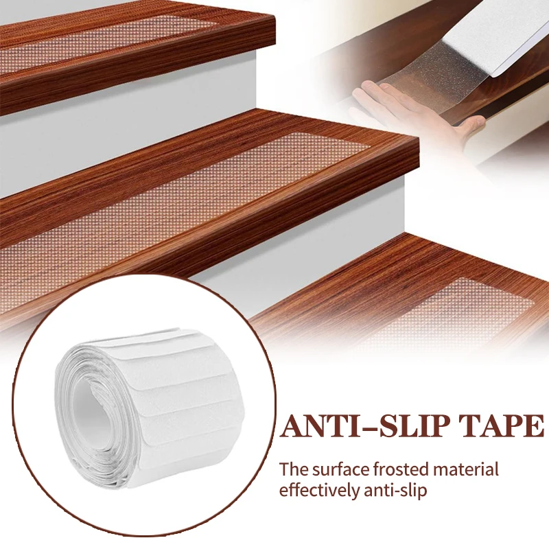 

Stair Anti-Slip Stickers Non-Skid Clear Floor Tape Clear Stair Treads Carpet Protector Set For Pet Children Old Men