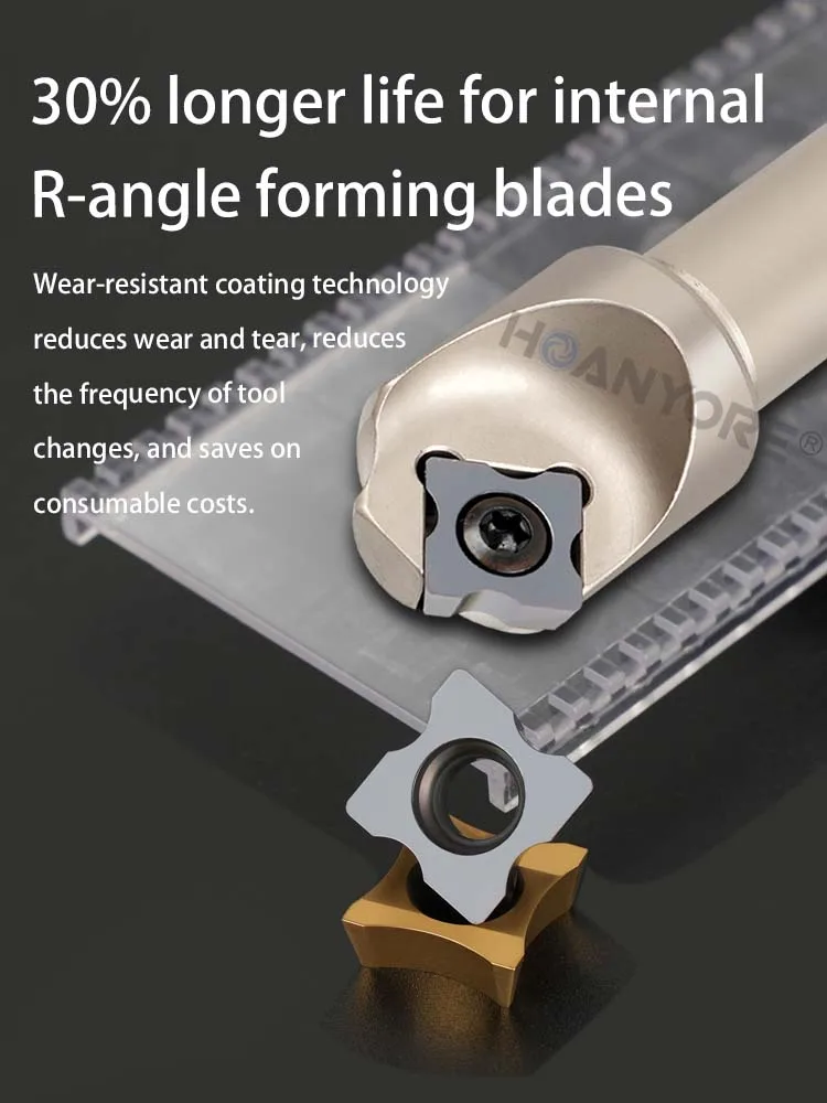 

CNC internal R chamfering cutter bar rounded convex milling cutter cnc machining R angle cutter head milling cutter bar