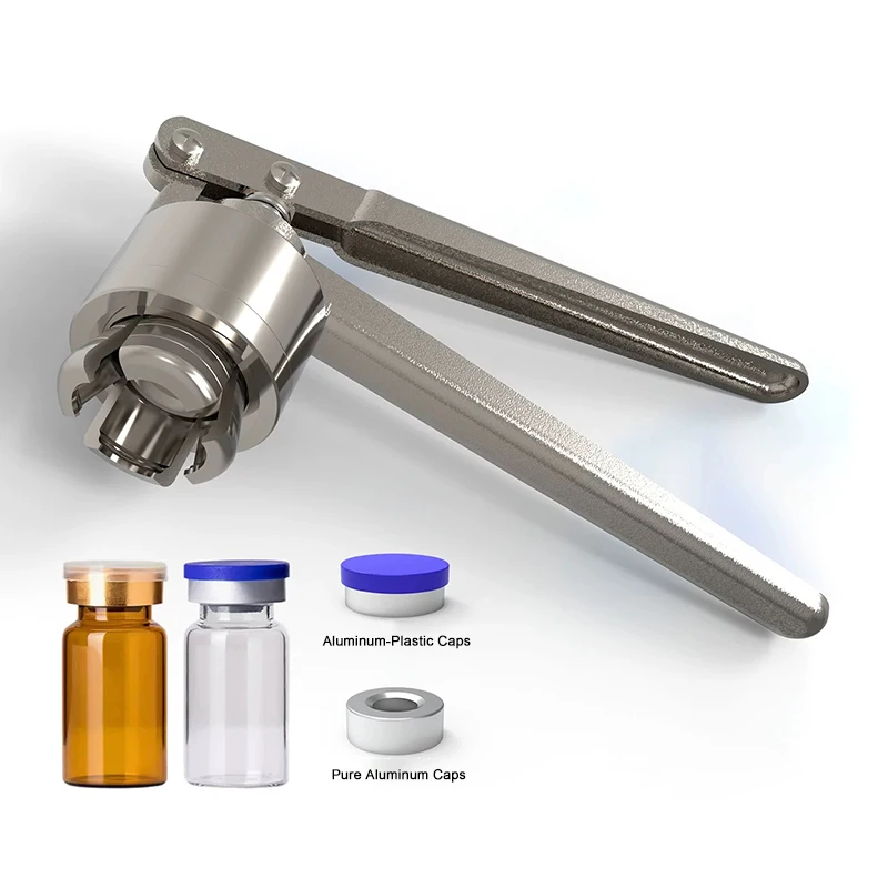 Handheld Stainless Steel Crimping Pliers for Oral Liquid and Vial Bottles Suitable for 20mm Aluminum-Plastic  cap