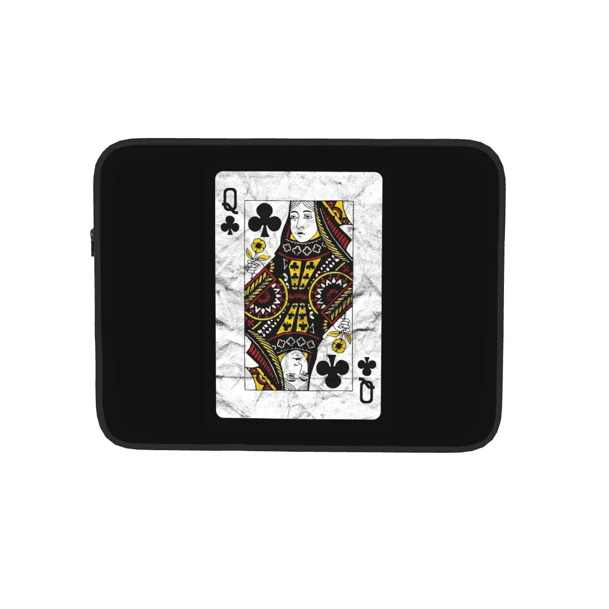 أوراق اللعب كوين كلوبز (تصميم متعثر) حقيبة كمبيوتر محمول للكمبيوتر المحمول حقيبة الحقيبة لجهاز ماك بوك اير برو اللوحي حقيبة مضادة للصدمات