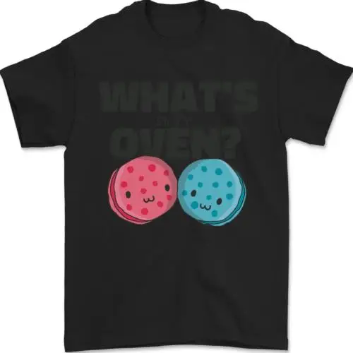 What's in the Oven Gender Reveal New Baby Pregnancy Mens T-Shirt 100% Cotton