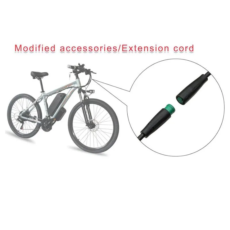 M8 DC splitter Julet waterproof 1 female to 2male 2pin 3pin 5pin Ebike sensor Connector Cable Electric Bicycle Butt Joint Plug c