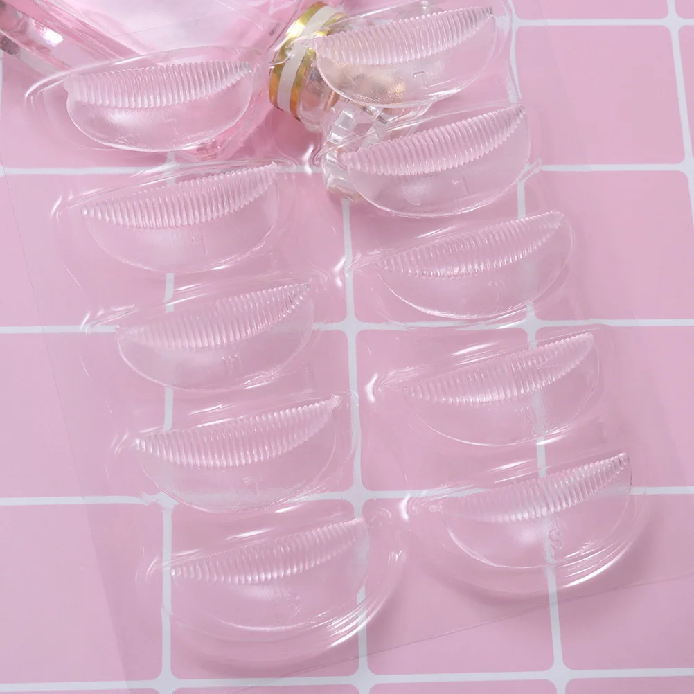 10 Pair Silicone Shields Eyelash Perm Mold Lash Lift Kit Curler Shield Pads Eyelash Extension Tool Makeup Accessories