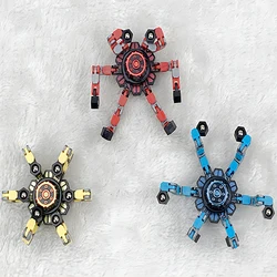 DIY Chain Deformation Robot Toy for Child Antistress Hand Spinner Vent Fingertip Top Mechanical Gyro Stress Relief Toy Gift