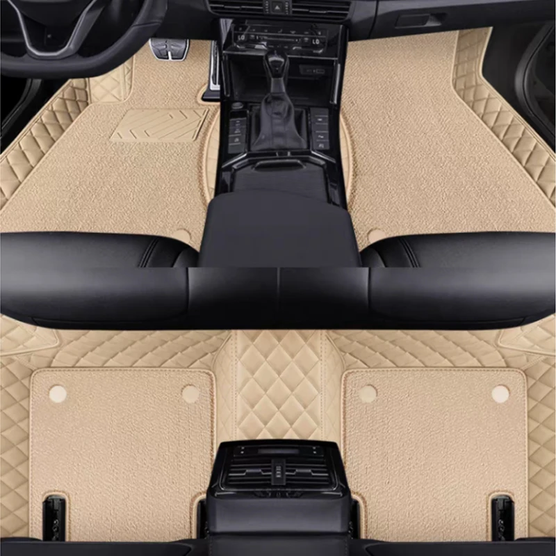 

Custom Double Layer Car Floor Mats Fit for BMW 5er Touring I5 estate G61 2024 2025 2026 Auto Foot Carpet
