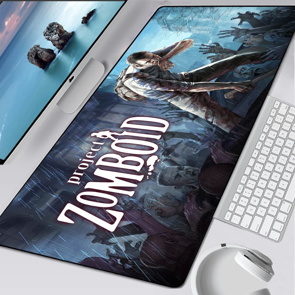 Project Zomboid Large Gaming Mouse Pad Computer Mousepad PC Gamer Mouse Mat Laptop Mausepad Mouse Carpet Keyboard Mat Desk Pad