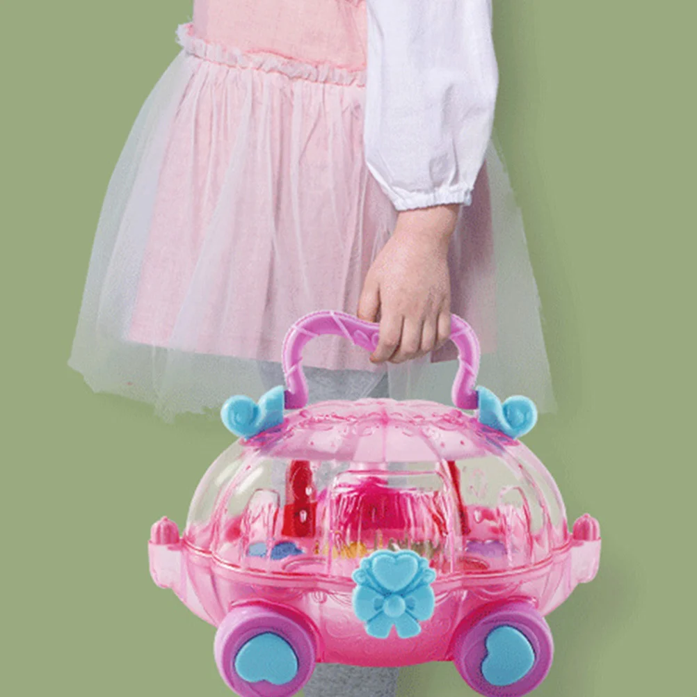 1 ensemble 1 ensemble de maquillage pour enfants Soluble dans l'eau sûr Abs simulé Kit pour les filles jeu de rôle enfants maquillage lavable