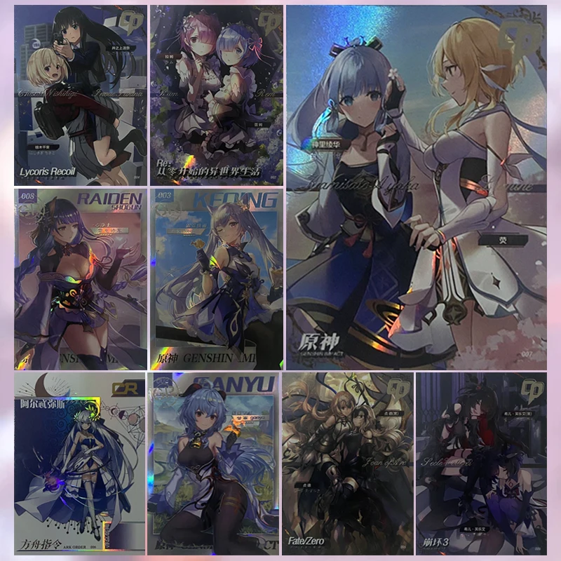 

Аниме История Богини CR GR CP карты Raiden Shogun Rem Inoue Takina Коллекционные карты Рождественские подарки на день рождения детские игрушки