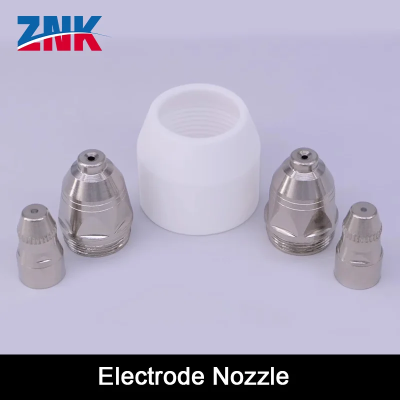 ZNK Cu-Zr P80 Plasma Cutting Torch Tips Electrode Nozzle Plasma Cutter Torch Extended Consumables Soldering Tools