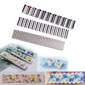 Welle flexible Klinge Polymer Clay Cutter Designer DIY Ton Ohrring Haars pange Schmuck Zickzack Rand geschnitten kjnife 304 Edelstahl