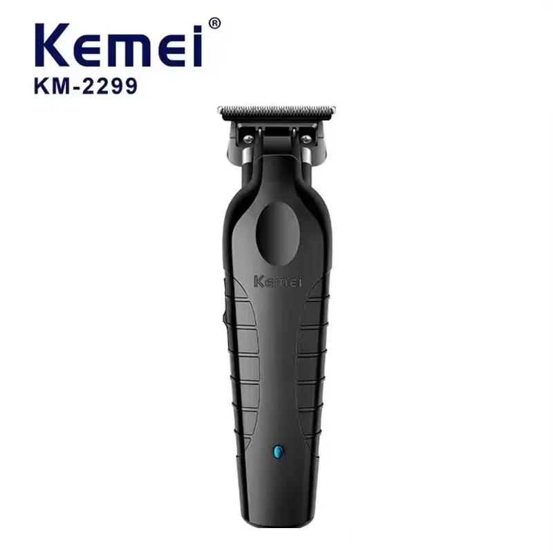 KeMei KM-2299 Máquina de cortar cabelo profissional sem fio 1200mAh Máquina de cortar cabelo elétrica com carregamento USB Máquina de cortar cabelo