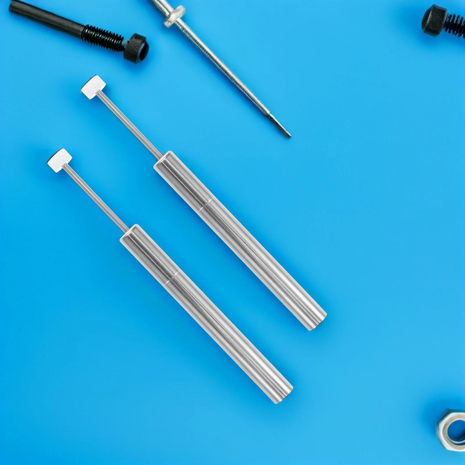 

2Pcs Hydraulic Damping Mechanism for Trash Can Lid Soft Close Silent Operation Kitchen Bathroom Wastebasket Replacement Part