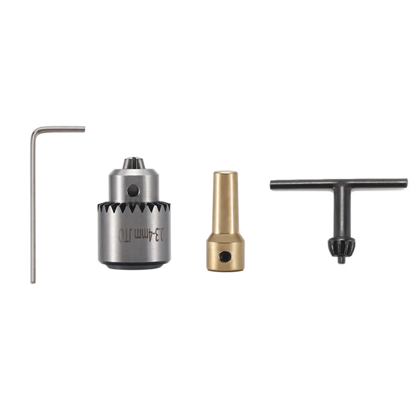 4x Electric Drill Chuck Jt0 Taper Mounted Lathe Chuck for Grinding And Cutting