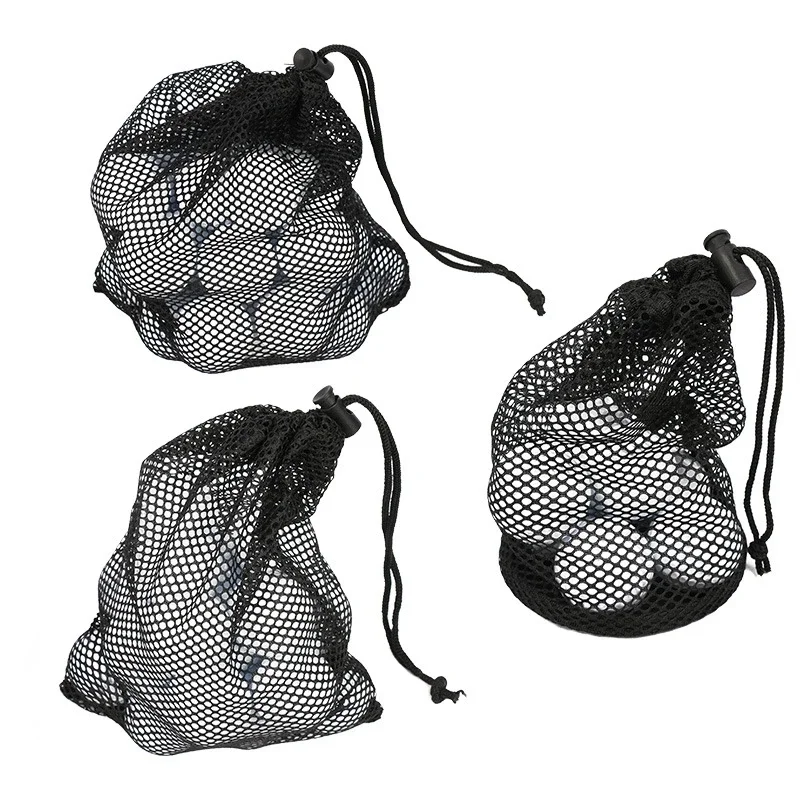 Sac de rangement en maille pour balles de tennis, nylon polyvalent, sac à cordon de proximité, sans Ik, 1PC