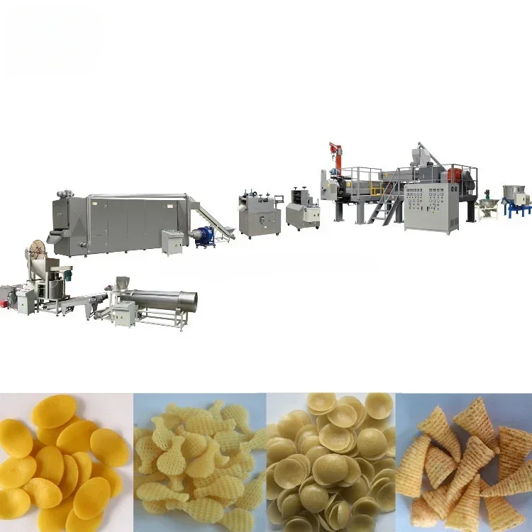 Automatic Continuous Snack Conveyor Belt Fryer Machine