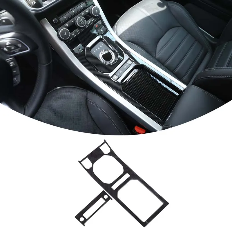 Center Console Panel Trim Cover Car Center Console Frame Decorative Sticker For Land Rover Range Rover Evoque L538 2012-2018