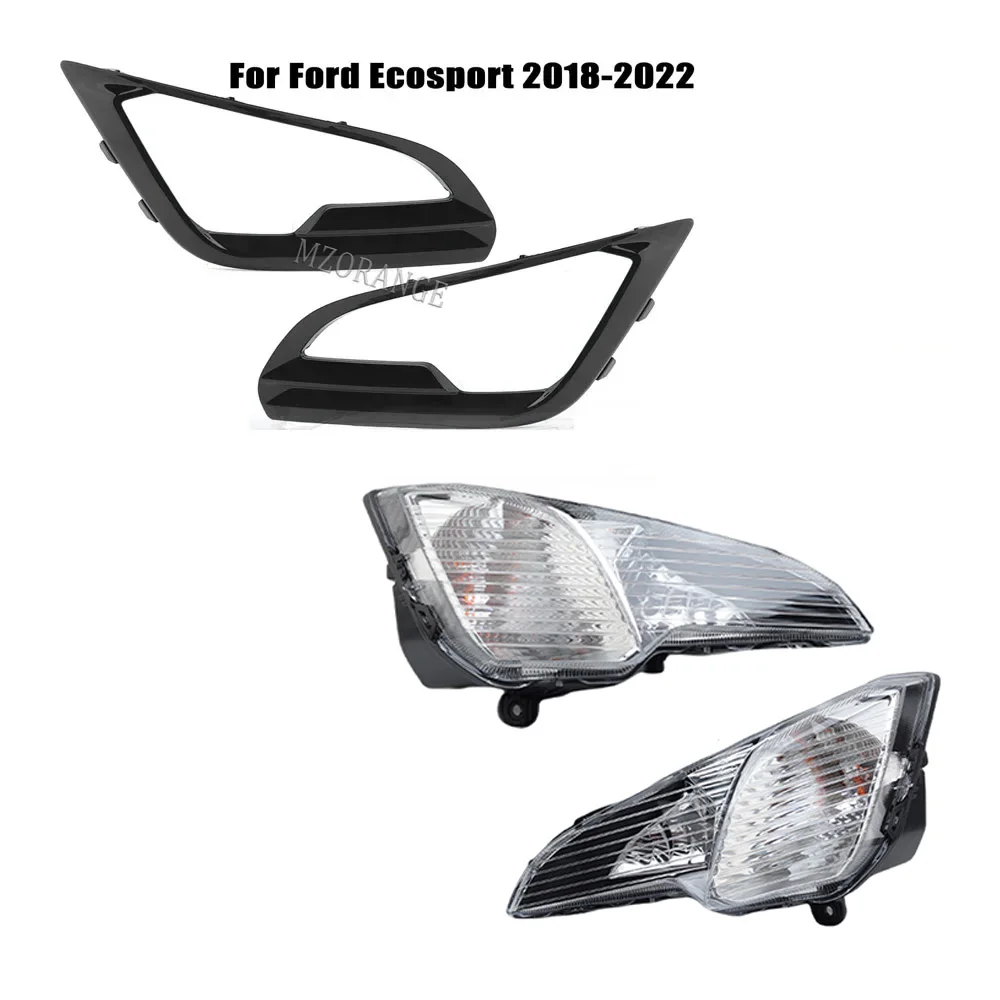 For Ford Ecosport 2018 2019 2020 Fog Light Headlight Replacements Car Accessories Halogen Fog Lamp Headlights Parts with Base