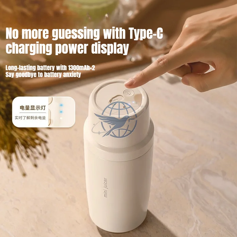 New multifunctional juicer, portable rechargeable juicing cup, thermal insulation electric juice cup