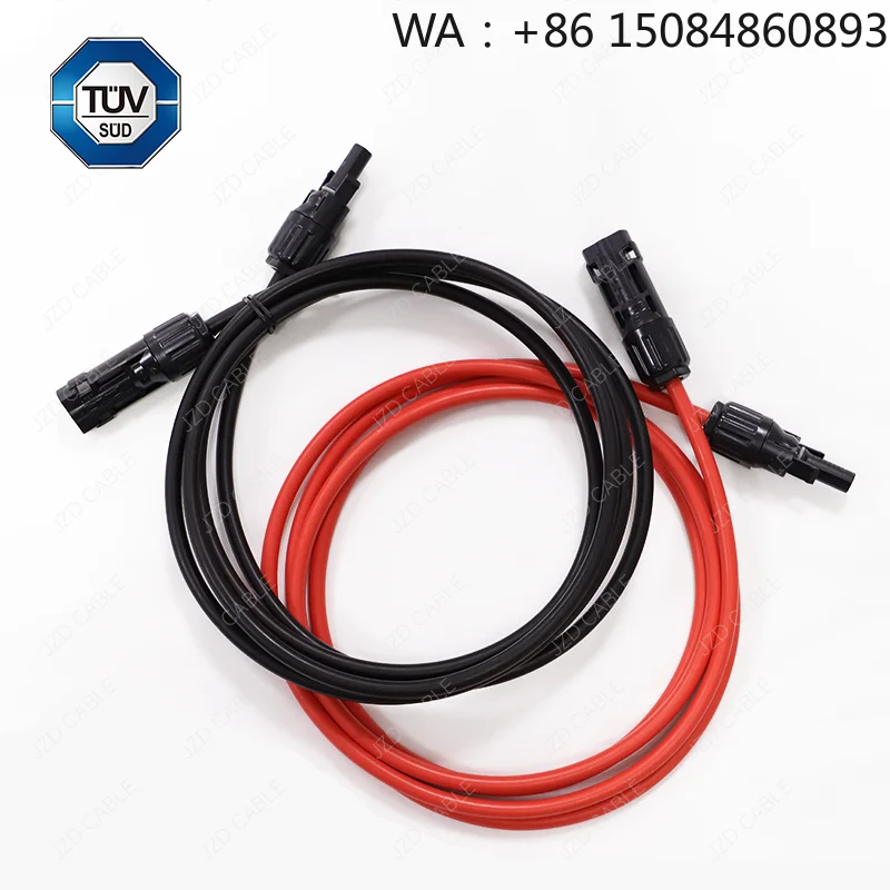 IP68 Waterproof Solar DC Connector CE Certified Tin-plated Copper Core Dustproof PV Accessories for  Commercial Solar Power Syst
