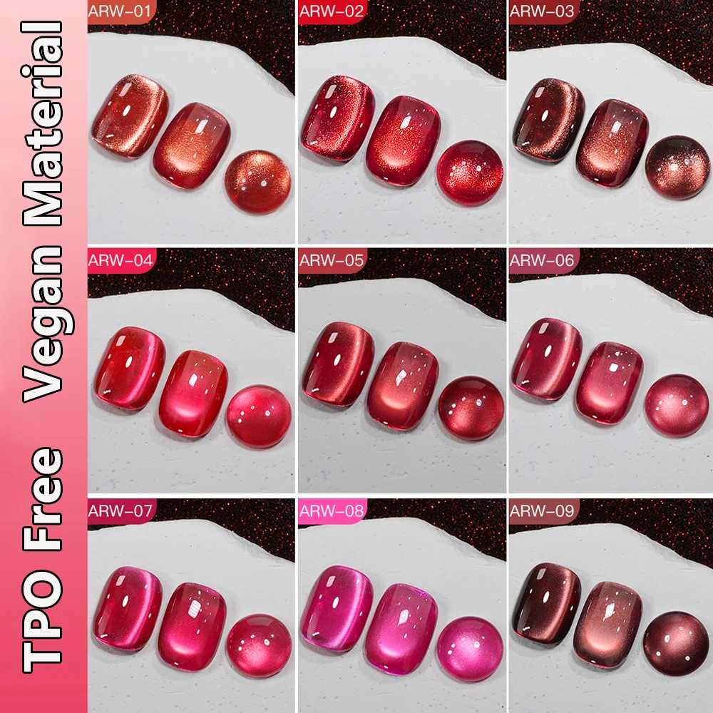 AS Tpo 프리 와인 레드 캣 마그네틱 젤 네일 폴리 - Nail Art Red Wine Cat Eye 리뷰 및 가격