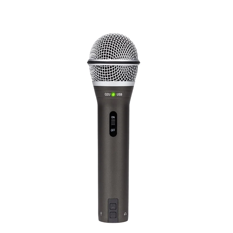 SAMSON Q2U Microphone USB Microphone Computer Musical Instrument Recording Audio Book Reading Network Courseware