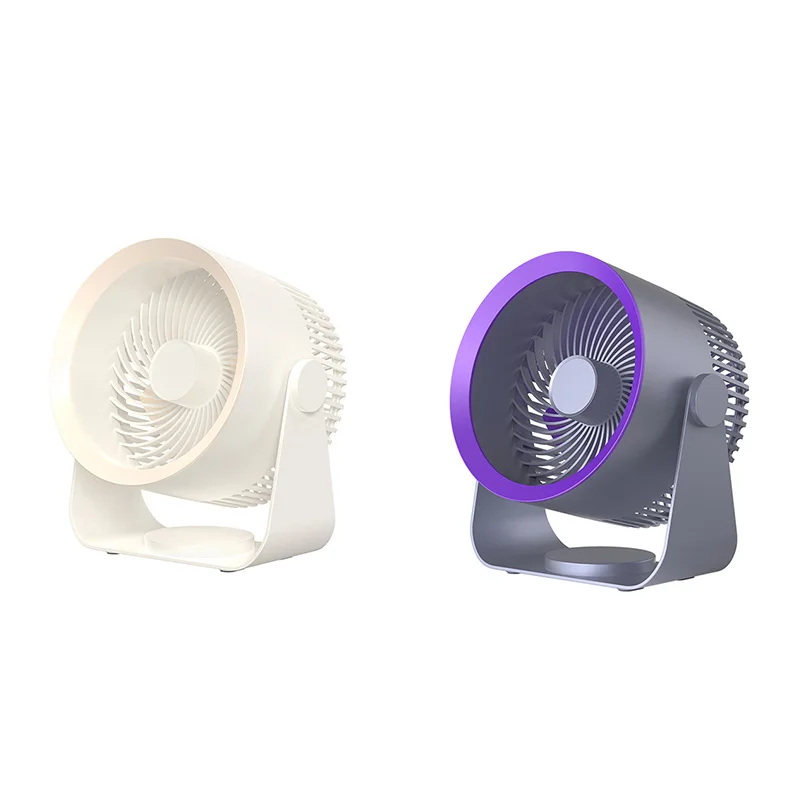 Wireless Wall Mounted Air Circulation Electric Fan 4000Mah USB Rechargeable Small Portable Table Desktop Fan