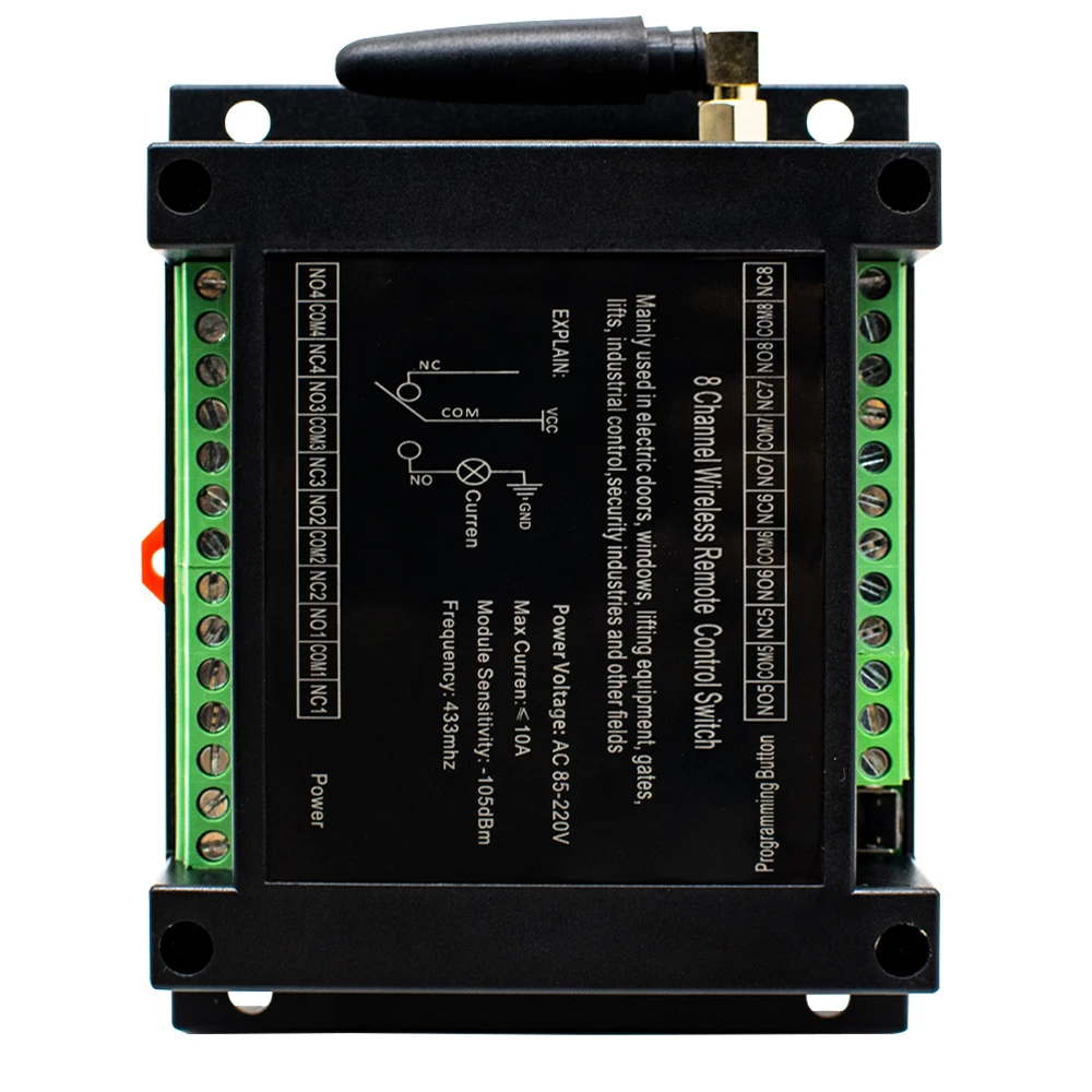 PILOT ZDALNEGO STEROWANIA RĘCZNEGO OTWIERACZ DO DRZWI 433 MHz Rolling Code