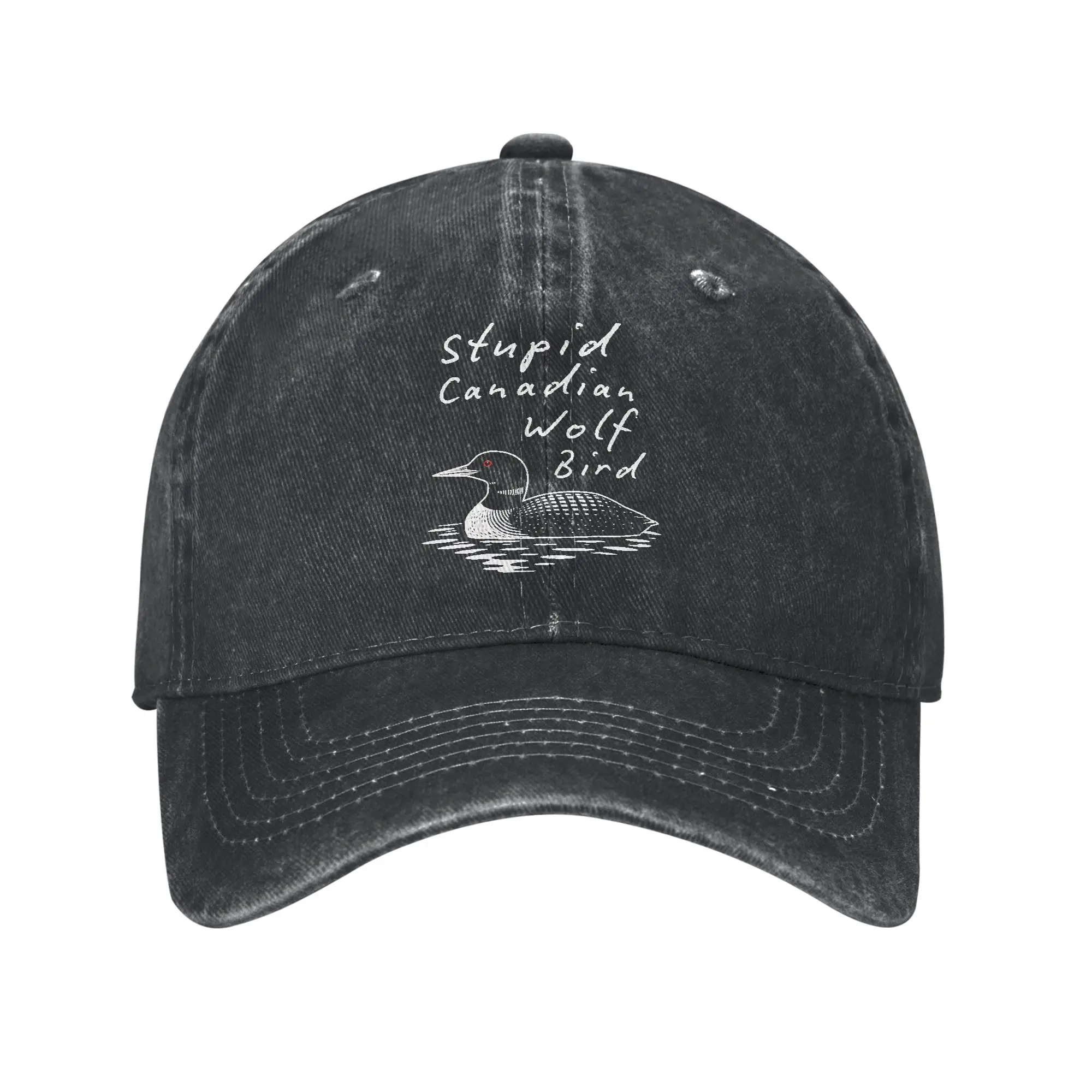 

Summer Stupid Canadian Wolf Bird Ilya Rozanov Heated Rivalry Baseball Cap Sun Sun-Proof Custom Logo Washed Trucker Hat