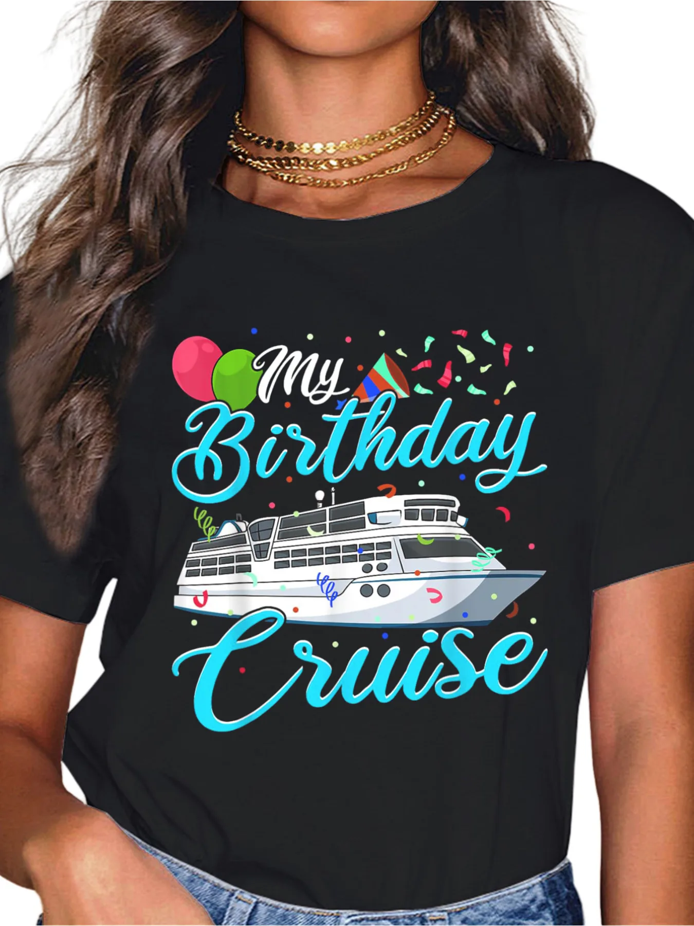 [Birthday Cruise] My Birthday Cruise TShirt | Occasion/Scene: Birthday, Party, Vacation | Usage: Gift, Party, Vacation