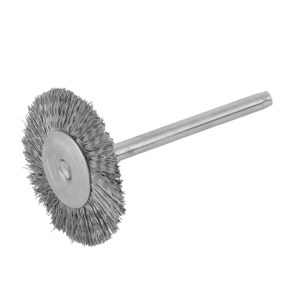 45Pcs 1/8 Inch (3mm Shank) Wire Brushes for Rotary Tools T-Shape, Bowl Type, Pin Type Wire Brush Wheel Set Dremel Accessories