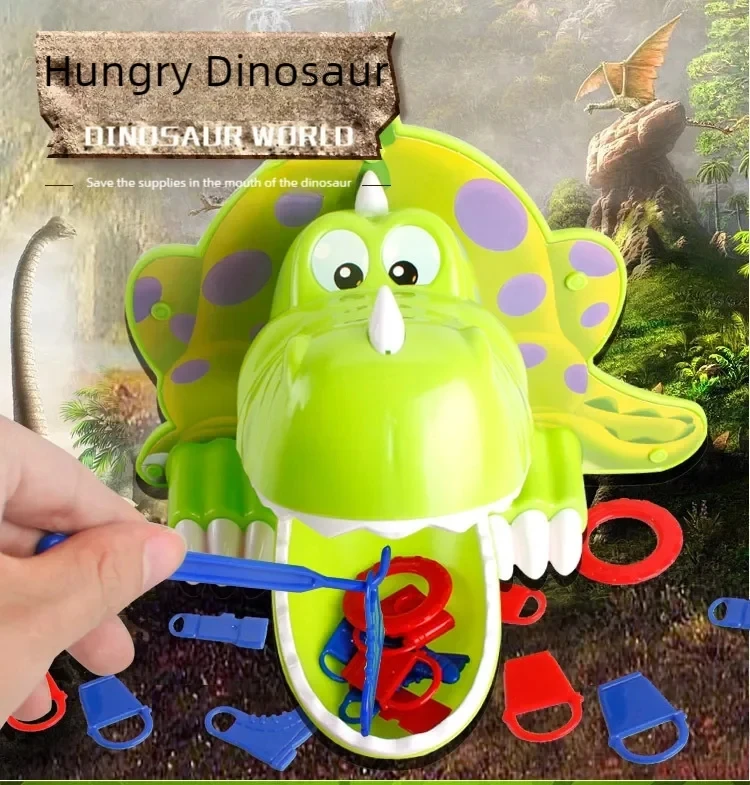 Family Party Board Games Toys Dinosaur Dinner Parent-child Interactive Puzzle Table Games Toys Funny Gathering Prop Gift for Kid