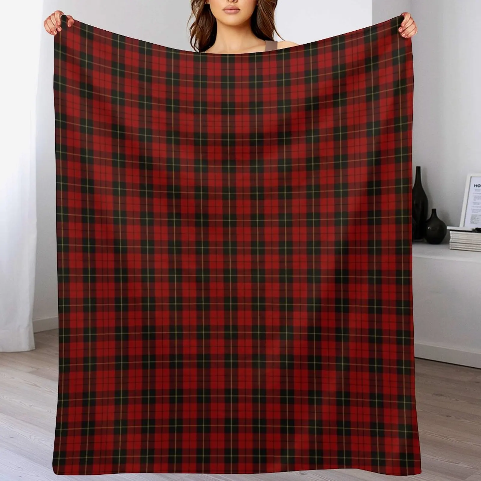 

Wallace Tartan, Clan Wallace Throw Blanket christmas gifts Fashion Sofas Sofa Flannel Blankets