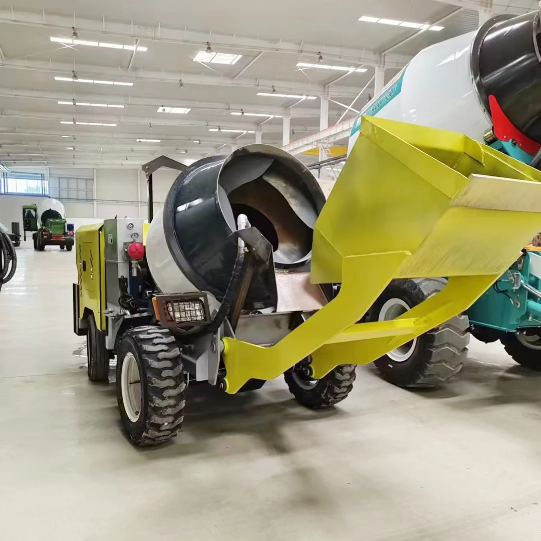 High Quality Mini Self Loading Concrete Mixer Truck 1.5m³ for Construction Work Hormigonera