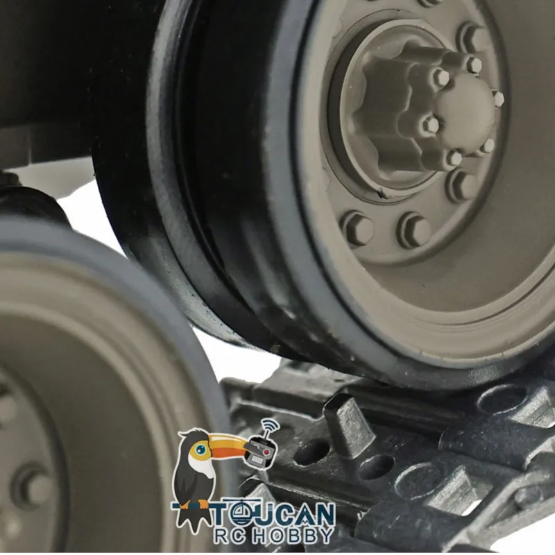 Henglong 7.0 RTR 1/16 RC Tank Walker Bulldog 3839 pistes métalliques améliorées modèle de télécommande pour amateur