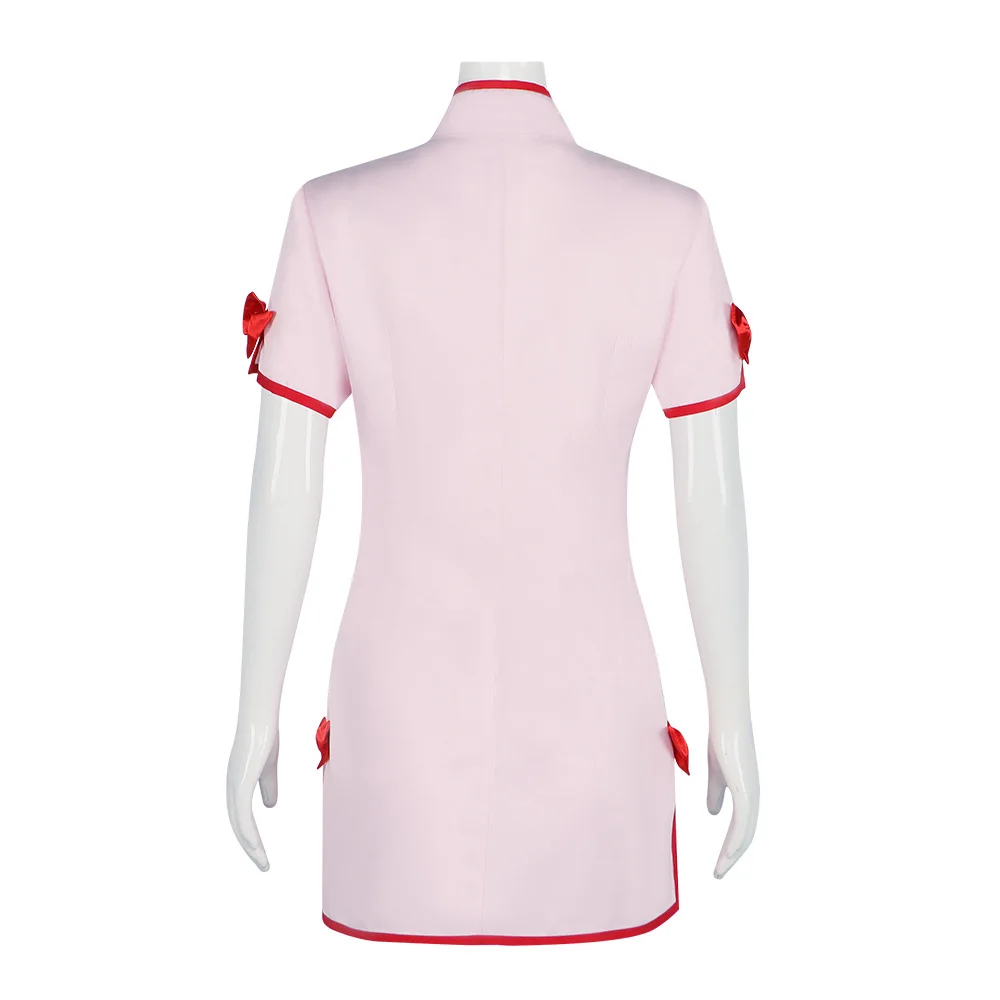 Anime Ranma ½ Nibun-No-Ichi Shampoo Cosplay Costume Chinese Style Cheongsam Lolita Maid Apron Dress Women Sexy Kawaii Party Suit - view 5