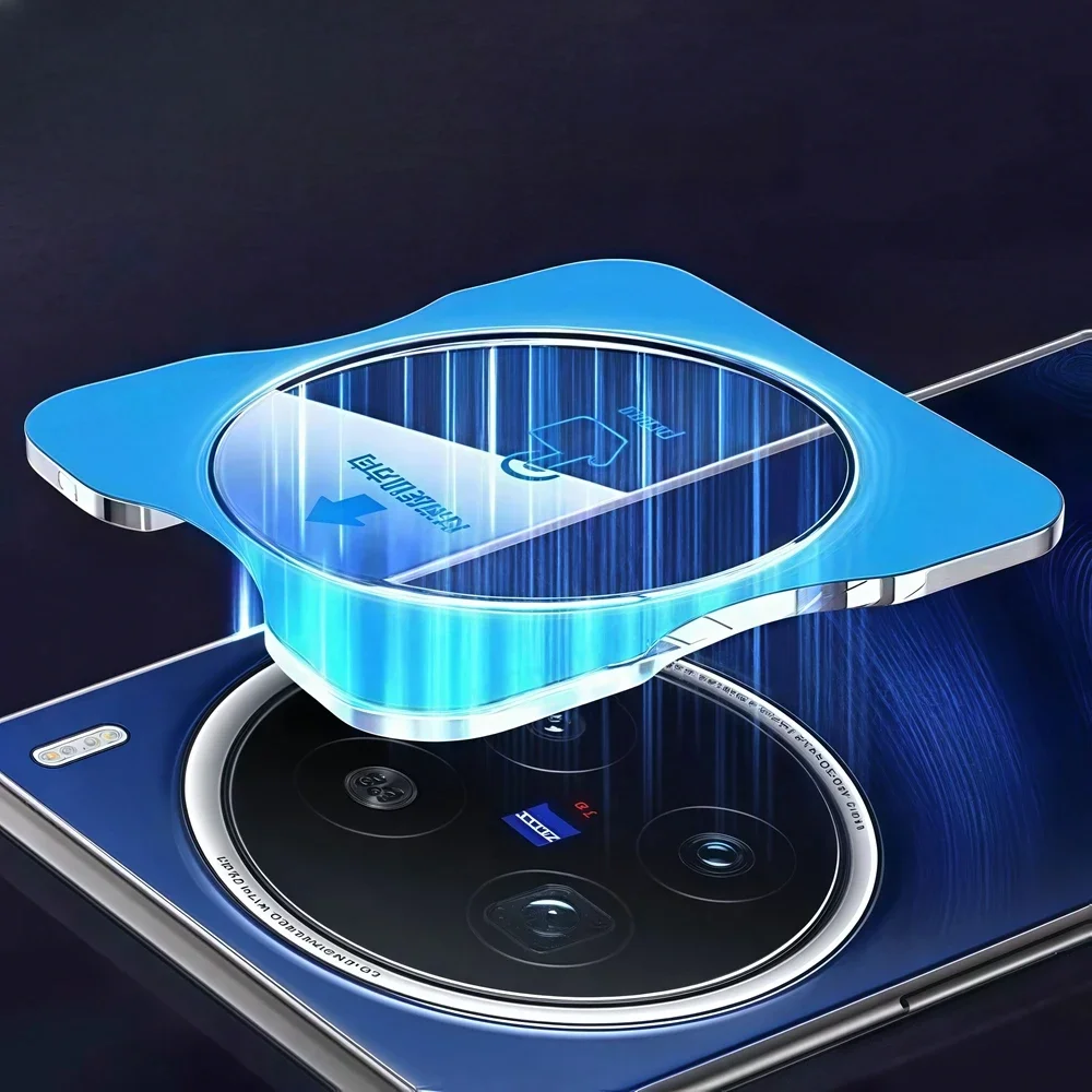 2 Pcs Tempered Glass Camera Protector For Vivo X200 Ultra X200S X100 X100S Pro XFold 3 Pro 4 5 S30 Pro Mini Back Lens Ring Cover